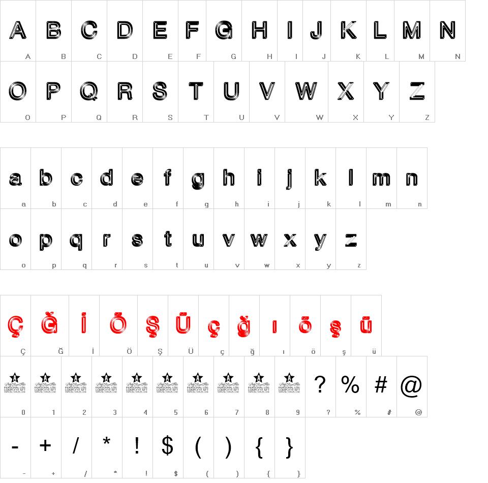 Ibiza Crystal Personal Use Font font